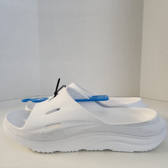 Hoka Unisex Ora Recovery Slide 3 White/White Men\'s 14, Women\'s 16 Medium main image 6